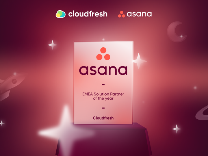 تكريم شركة Cloudfresh بجائزة “شريك الحلول للعام” في منطقة أوروبا والشرق الأوسط وإفريقيا من شركة Asana